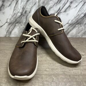 Crocs Kinsale 2-Eye 204695 Shoes Brown Sz7 Mens Triple Comfort Walking Sneakers
